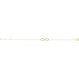 14K Yellow 1/6 CTW Diamond Infinity-Inspired 8 Bracelet photo 2