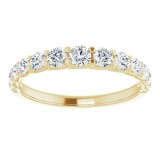 14K Yellow 3/4 CTW Diamond Anniversary Band photo 3