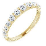 14K Yellow 3/4 CTW Diamond Anniversary Band photo