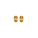 Gems One 14Kt White Gold Citrine (1/2 Ctw) Earring photo