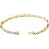 14K Yellow 3 CTW Diamond Line 7 Bracelet photo 2