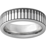 Serinium Pipe Cut Band with Bullets Laser Engraving photo