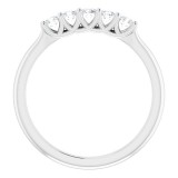 14K White 1/3 CTW Diamond Anniversary Band photo 2