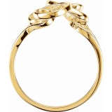 14K Yellow Freeform Ring photo 2