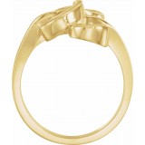 14K Yellow Freeform Ring photo 2