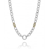 Vahan 14k Gold & Sterling Silver Diamond Necklace photo