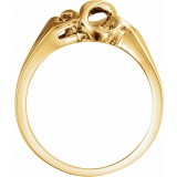 14K Yellow Freeform Ring photo 2