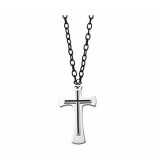 Gems One Steel Mens Jewelry Bas Cross Pend photo