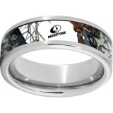 Serinium Pipe Cut Band with Mossy Oak Winter Inlay photo