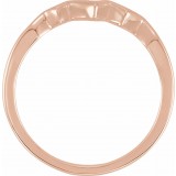 14K Rose Heartbeat Ring photo 2