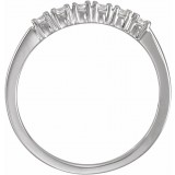 14K White 1/4 CTW Diamond Anniversary Band photo 2