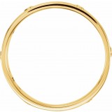 14K Yellow Pierced Cross Ring photo 2