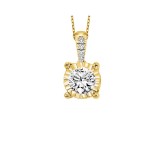 Gems One 14Kt Yellow Gold Diamond (1/10 Ctw) Pendant photo