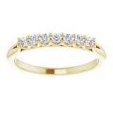 14K Yellow 1/5 CTW Diamond Anniversary Band photo 3