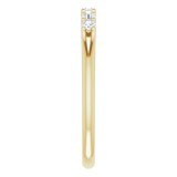 14K Yellow 1/5 CTW Diamond Anniversary Band photo 4