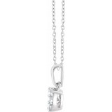 14K White 1/3 CTW Diamond 16-18 Necklace photo 2