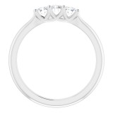 14K White 1/3 CTW Diamond Anniversary Band photo 2