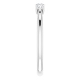 14K White 1/3 CTW Diamond Anniversary Band photo 4