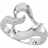 14K White Metal Fashion Ring photo