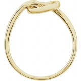 14K Yellow Knot Design Ring photo 2