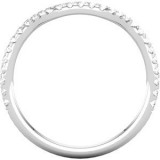 14K White 1/4 CTW Diamond Band photo 2