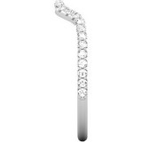 14K White 1/4 CTW Diamond Band photo 4