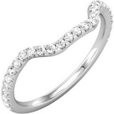 14K White 1/4 CTW Diamond Band photo