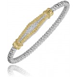 Vahan 14k Gold & Sterling Silver Diamond Bracelet photo