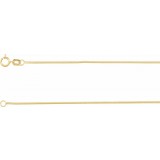 14K Yellow Solid Snake 7 Chain photo