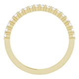 14K Yellow 1/4 CTW Diamond Anniversary Band photo 2