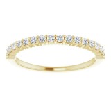 14K Yellow 1/4 CTW Diamond Anniversary Band photo 3