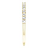 14K Yellow 1/4 CTW Diamond Anniversary Band photo 4