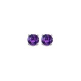 Gems One 14Kt White Gold Amethyst (7/8 Ctw) Earring photo