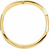 14K Yellow V Shaped Ring photo