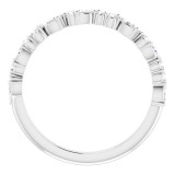 Platinum 3/8 CTW Diamond Anniversary Band photo 2