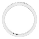 14K White 1/3 CTW Diamond Anniversary Band photo 2
