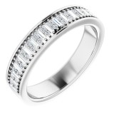 14K White 1/3 CTW Diamond Anniversary Band photo