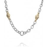 Vahan 14k Gold & Sterling Silver Diamond Necklace photo