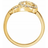 14K Yellow 1/6 CTW Diamond Ring photo 2