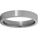 Titanium Flat Band with a Polished Finish photo