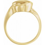 14K Yellow Freeform Ring photo 2