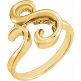 14K Yellow Freeform Ring photo