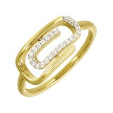 Gems One 10Kt Yellow Gold Diamond (1/10 Ctw) Ring photo