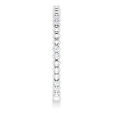 14K White 1/6 CTW Diamond Anniversary Band photo 4