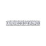 Shah Luxury Round Diamond Half-Eternity Wedding Band In 14K White Gold photo