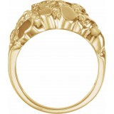 14K Yellow Nugget Ring photo 2