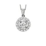 Gems One 14Kt White Gold Diamond (1/4Ctw) Pendant photo