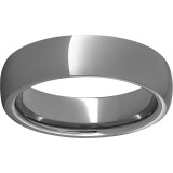 Rugged Tungsten  6mm Domed Polished Band photo