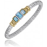 Vahan 14k Gold & Sterling Silver Blue Topaz Bracelet photo