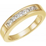 14K Yellow 1/2 CTW Diamond Anniversary Band photo